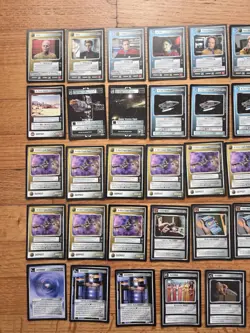 2001 STAR TREK VOYAGER CCG (41) CARD LOT by DECIPHER. Free Shipping. - Image 2