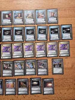 2001 STAR TREK VOYAGER CCG (41) CARD LOT by DECIPHER. Free Shipping. - Image 3