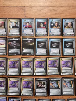 2001 STAR TREK VOYAGER CCG (41) CARD LOT by DECIPHER. Free Shipping. - Image 5