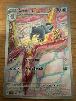 Arctibax 209/193 Sv02: Paldea Evolved Holo Pokemon TCG Illustration Rare - Image 1
