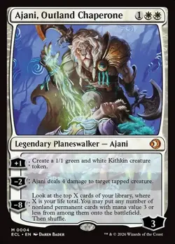 Ajani, Outland Chaperone-Lorwyn Eclipsed-Regular-4-NM - Image 1
