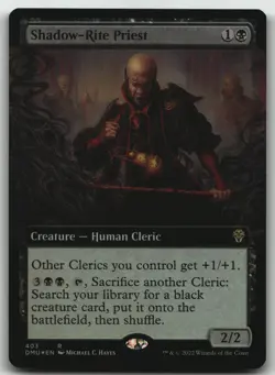 Shadow-Rite Priest (Extended Art) foil R Dominaria United 403 LP - Image 1