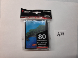 Mana 5 island standard Deck Protector sleeves for MTG 80 pack - Image 1