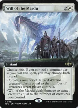 Will of the Mardu (Extended Art) R Commander: Tarkir: Dragonstorm 57 NM - Image 1