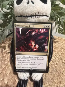 Magic: The Gathering Treacherous Greed Murders At Karlov Manor Regular Rare - Image 1