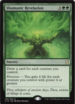 Shamanic Revelation R Commander 2019 180 - LP MTG - Image 1