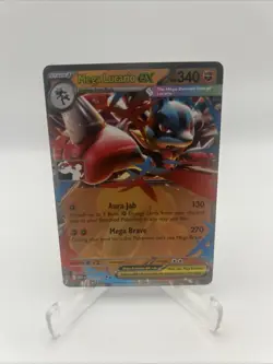 077/132 Mega Lucario ex Prize Pack Stamped Series 8 Pokemon TCG Mega Evolution - Image 1