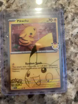 Pikachu 2026 Pokemon Day Stamped Promo (+coin) BRAND NEW - Image 1