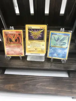 Zapdos Moltres Articuno Fossil Set Pokemon (Two 1st Editions) Non-Holo Rare 1999 - Image 2