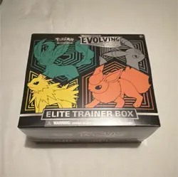 Pokemon TCG Sword & Shield Evolving Skies Elite Trainer Box Leafeon Umbreon - Image 1