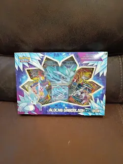 Pokemon TCG: Alolan Sandslash Gx Box Sealed Unified Minds + Cosmic Eclipse Read - Image 1