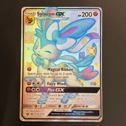 Pokemon Sylveon GX SV76/SV94 Hidden Fates: Shiny Vault Holo 🔥🔥🔥 - Image 1