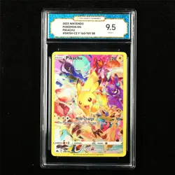 TQG 9.5 MINT+ 2023 Pokemon ENG Pikachu 160/159 SR - Image 1