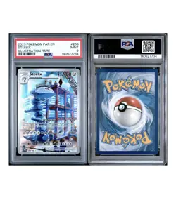 2023 POKEMON PAR EN-PARADOX RIFT ILLUSTRATION RARE #208 STEELIX PSA 9 - Image 2