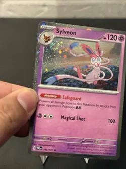 SWIRL Sylveon PRE 040/131 - Cosmos Holo - English - Pokemon TCG - Prismatic - Image 1