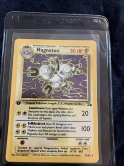 ⚡Magneton 11/62 Fossil Holo 1st Ed 1999 Lp/mp Single Pokemon TCG - Image 1