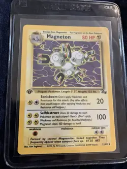 ⚡Magneton 11/62 Fossil Holo 1st Ed 1999 Lp/mp Single Pokemon TCG - Image 5