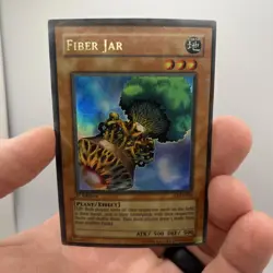 Yugioh Fiber Jar 1st Edition Ultra Rare LOD-056 VLP/NM - Image 1