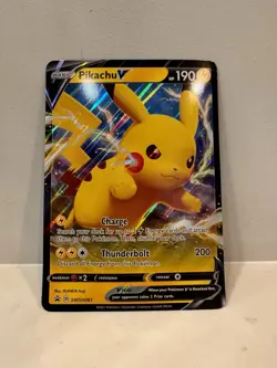 Pikachu V - SWSH061 - Pokemon Oversized Jumbo Promo Card NM - Image 1