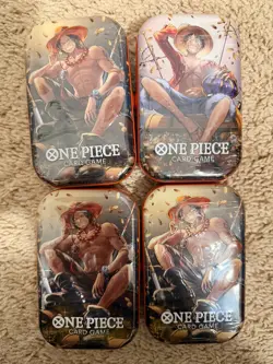 LOT OF 4X - One Piece Mini Tin Vol.2 English 2 Packs Of OP 13 + Promo Pack - Image 2