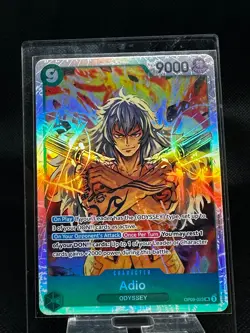 Adio (Super Rare) OP09-023 SR Emperors in the New World/ONE PIECE TCG English - Image 1