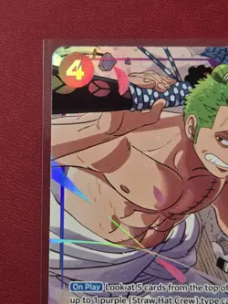 Zoro-Juurou One Piece ST18-004 Treasure Rare English NM - Image 2