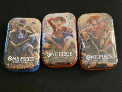 3x One piece 13 Tin 2 x OP13 Packs + Promo Set Vol. 2 Full Art Set - Image 1