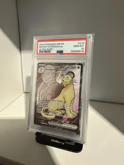 Pokemon Team Rocket's Persian ex Destined Rivals 219/182 Ultra Rare Holo PSA 10 - Image 3