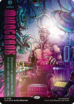 NM MTG RAINBOW FOIL MINDCRANK SECRET LAIR IRON MAIDEN EDDIE UNCHAINED - Image 1