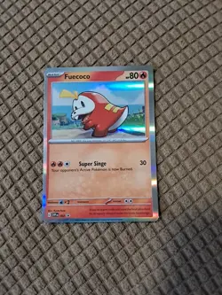 Fuecoco SVP002 Holo Rare Promo Pokemon Card Scarlet Violet - Image 1