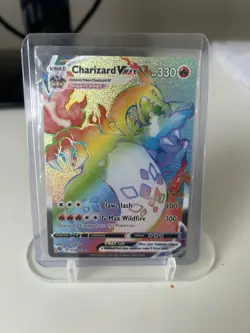 Pokemon TCG! Charizard VMAX Rainbow Secret Rare 74/73 - Champions Path GEM MINT - Image 1