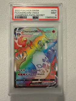 Pokemon TCG Charizard VMAX Champions Path Secret Rainbow Rare Card - Image 1