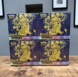 Pokemon Surging Sparks Elite Trainer Box ETB Pokemon Centre New/Sealed X4 Bundle - Image 2