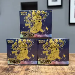 Pokemon Surging Sparks Elite Trainer Box ETB Pokemon Centre New/Sealed X3 Bundle - Image 2