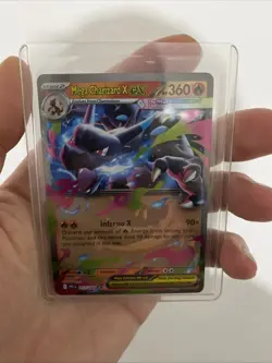 Mega Charizard Ex 013/094 Phantasmal Flames Pokemon Card Pack Fresh Near Mint - Image 1