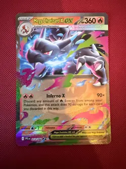 Mega Charizard X ex Phantasmal Flames 013/094 Near Mint Pokemon Card - Image 1