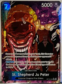 One Piece TCG St. Shepherd Ju Peter Alt Art OP13-084 English Alternate MINT! - Image 1