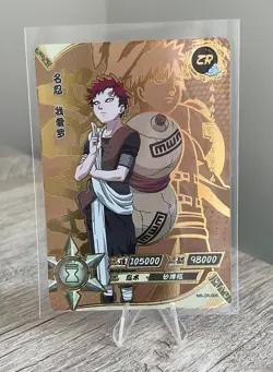 Gaara NR-ZR-006 Naruto Kayou Card TCG Mint Ultra Rare - Image 1
