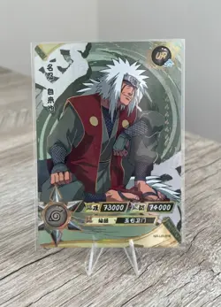 Jiraiya NR-UR-016 Naruto Kayou Card TCG Mint Ultra Rare - Image 1