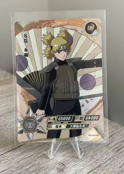 Temari NR-UR-038 Naruto Kayou Card TCG Mint Ultra Rare - Image 1