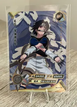 Sasuke Uchiha NR-UR-076 Naruto Kayou Card TCG Mint Ultra Rare - Image 1