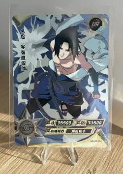 Sasuke Uchiha NR-UR-054 Naruto Kayou Card TCG Mint Ultra Rare - Image 1