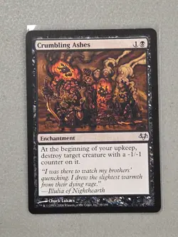Crumbling Ashes Mtg Eventide Non-foil - Image 1