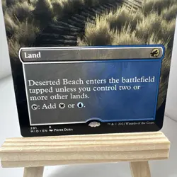 MTG Deserted Beach 281 MID NM/M 2021 Land - Image 2