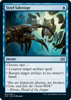 STEEL SABOTAGE X4 (ONE IS FOIL!) *DOUBLE MASTERS* - Image 1