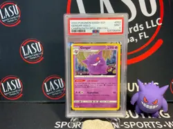 2020 POKEMON SWSH BLACK STAR PROMO #052 GENGAR-HOLO PSA 9 - Image 1