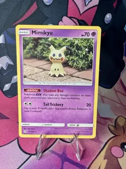 Pokemon Mimikyu Cosmic Eclipse 97/236 Yuka Morii Trading Card NM - Image 1