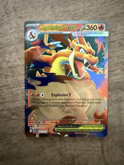 Pokemon Mega Charizard Y Ex Mega Evolutions- Ascended Heros 022/217 NM - Image 1