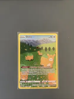 Pokemon Crown Zenith Galarian Gallery Ditto Holo Ultra Rare Card GG22/GG70 - Image 1