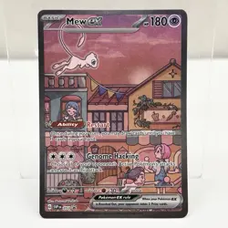 Pokemon TCG Mew ex 053 Scarlet & Violet Promo Holo Full Art Card - Image 1